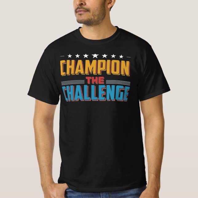 T-shirt Champion du Défi (Devant)
