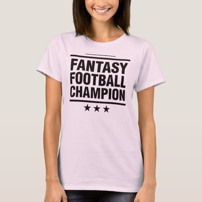 T-shirt Champion du football d'imaginaire ! (Devant)