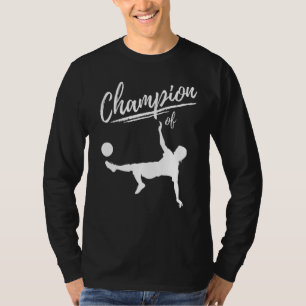 T-shirt Champion du football Le joueur de football