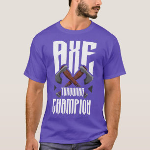 T-shirt Champion du lanceur Ax Funny Ax Throwing