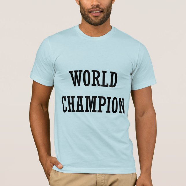 T-shirt Champion du monde (Devant)