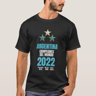 T-shirt Champion du Monde d'Argentine 2022 - Les fans de f