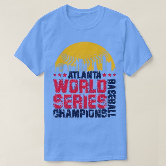 T-shirt Champion du monde de baseball d'Atlanta (Design devant)