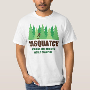 T-shirt Champion du monde de cache-cache de Bigfoot