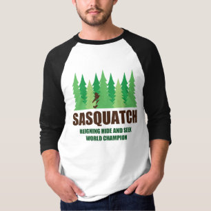 T-shirt Champion du monde de cache-cache de Bigfoot