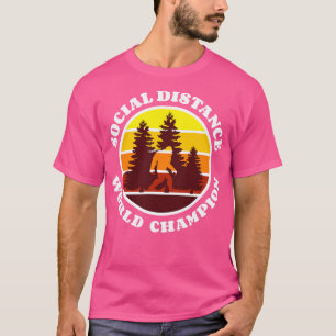 T-shirt champion du monde de distance sociale