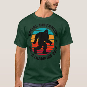 T-shirt Champion du Monde de la Distance Sociale 20201