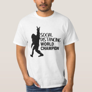 T-shirt Champion du Monde de la Distancing Social