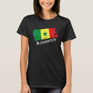 T-shirt Champion du Sénégal Supporter de Football du Sénég