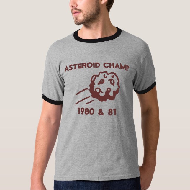 T-SHIRT CHAMPION EN FORME D'ÉTOILE 1980 ET 81 (Devant)