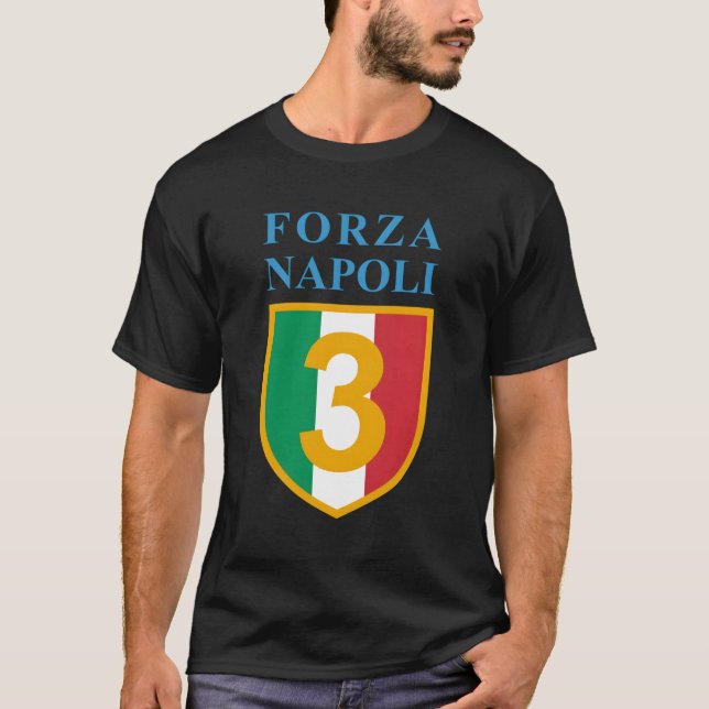 T-shirt Champion Forza Napoli 3 Talitã Ultras Curva A (Devant)