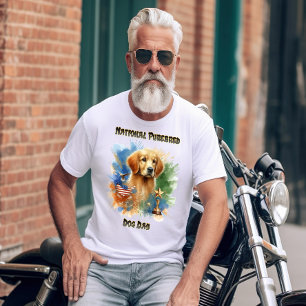 T-shirt Champion Golden Retriever Étincelle Avec Trophée