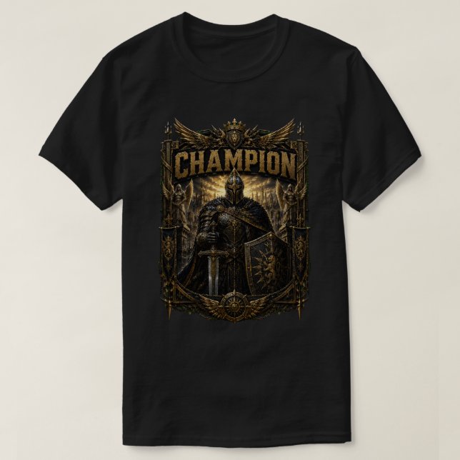 T-Shirt Champion Guerrier Elite (Design devant)