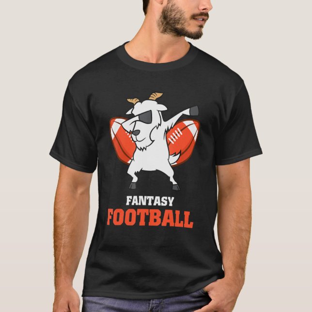 T-shirt Champion Imaginaire de football de chèvre de sabot (Devant)
