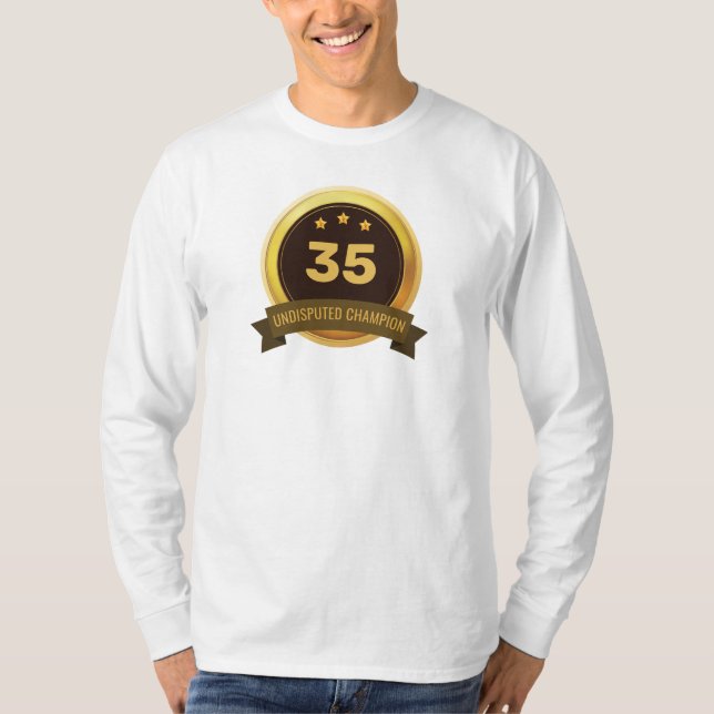 T-shirt Champion incontesté - anniversaire (Devant)