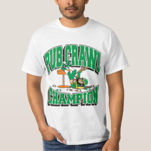T-shirt Champion irlandais de rampement de Pub