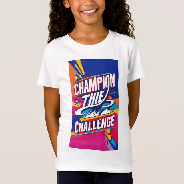 T-Shirt CHAMPION LE DÉFI (Devant)