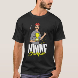 T-shirt Champion minier Prospecteur Prospector Gold