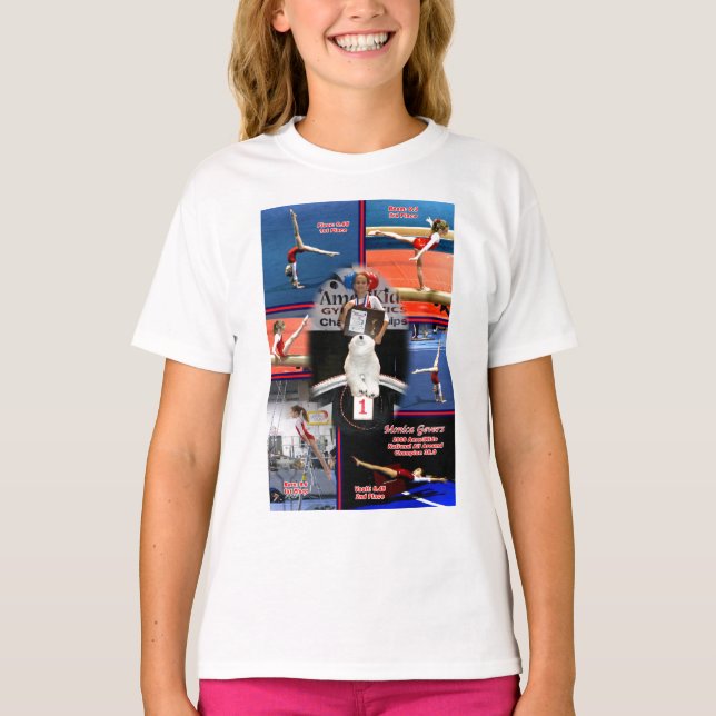 T-shirt Champion national de Monica (Devant)