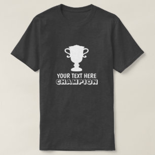 T-shirt Champion personnalisé pour les gagnants du