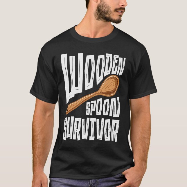 T-shirt Champion survivant de la cuillère en bois (Devant)