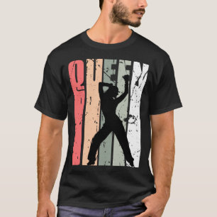 T-shirt Champion Turquoise Queen Of Dance Anniversaire Vin