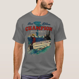 T-shirt Champion vintage Outboard Motors USA