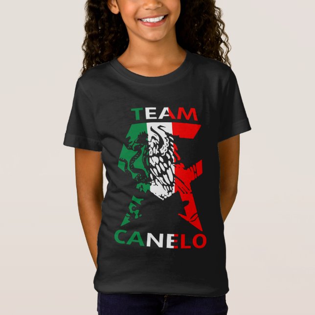 T-Shirt Championnat Canelo Hommes S Mexique Drapeau Alvare (Devant)