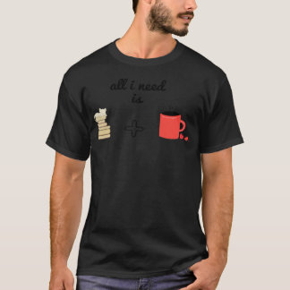 T-shirt Championnat de barista de café et livres