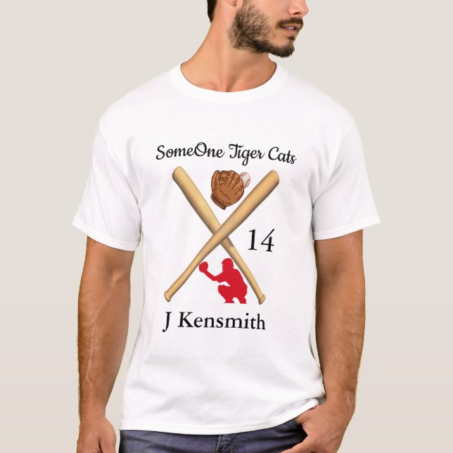 T-shirt Championnat de baseball de football professionnel  (Devant)