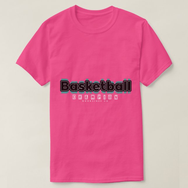T-shirt Championnat de basket-ball (Design devant)