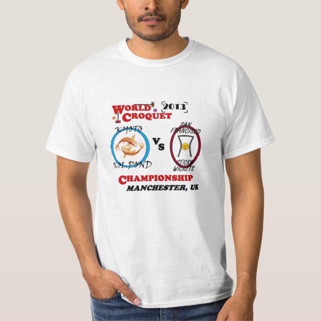 T-shirt Championnat de croquet du monde (Devant)