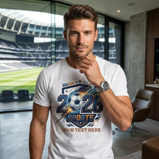 T-shirt Championnat de football personnalisé 2026
