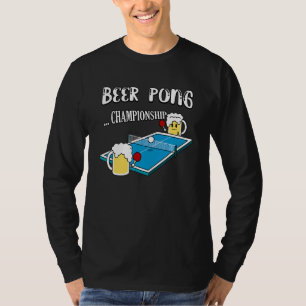 T-shirt Championnat de Ping Pong Beer Pong