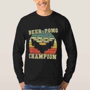 T-shirt Championnat de Pong de bière Pong
