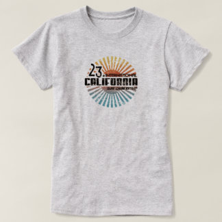 T-shirt CHAMPIONNAT DE SURF CALIFORNIA féminin