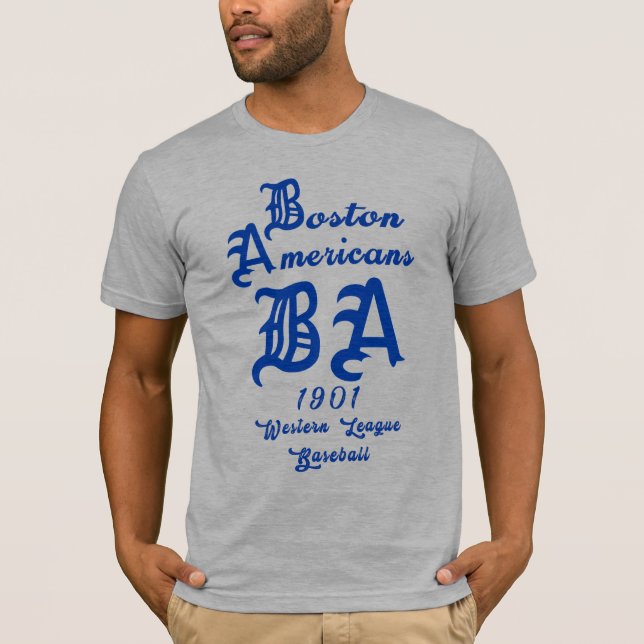 T-shirt Championnat des États-Unis de baseball ⚾ 1901 (Devant)