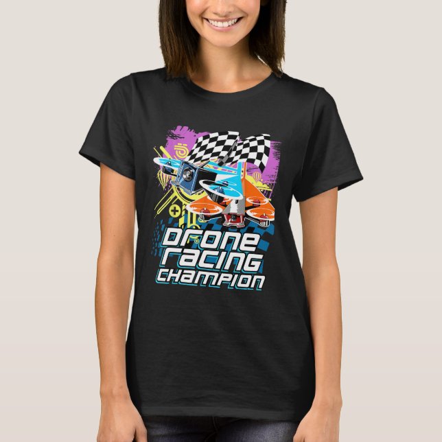 T-shirt Championnat du monde de course de drone (Devant)