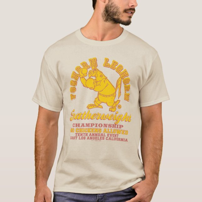 T-shirt Championnat Foghorn Leghorn Featherweight (Devant)