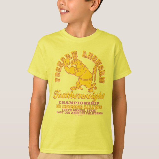 T-shirt Championnat Foghorn Leghorn Featherweight (Devant)