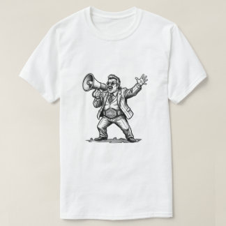 T-shirt Championnat mégaphone de Retro Wrestling Manager