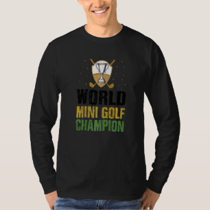T-shirt Championnat Mini Golf Mondial Golf Joueur Golfeur