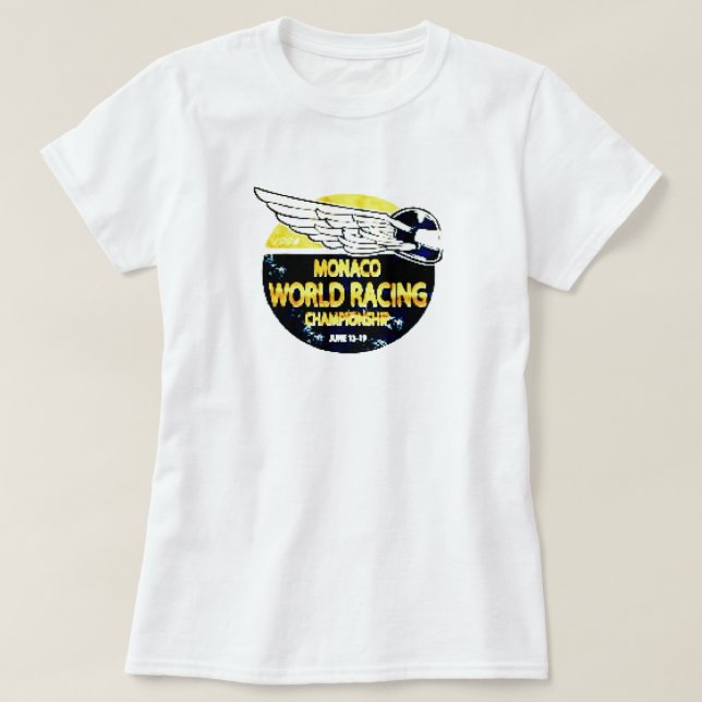 T-shirt CHAMPIONNAT MONACO RACING féminin (Design devant)