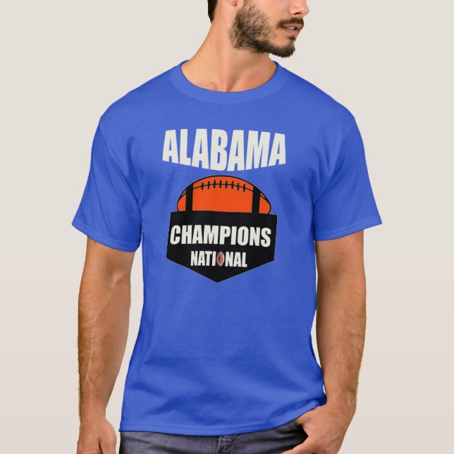 T-shirt Championnat national d'Alabama (Devant)