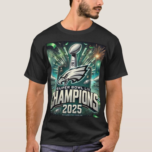 T-SHIRT CHAMPIONNAT SUPER BOWL LIX T SHIRT (Devant)