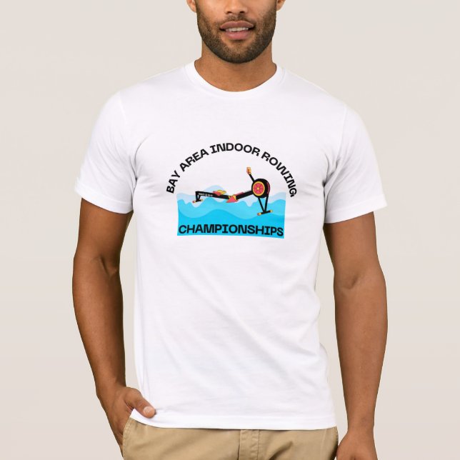 T-shirt Championnats d'aviron intérieur de Bay Area 2025 (Devant)