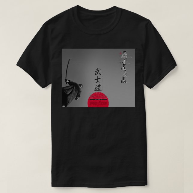T-shirt Championnats de lutte de fierté Bushido 5 Hommage  (Design devant)