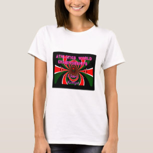 T-shirt Championnats du monde d'athlétisme du Kenya : Drap