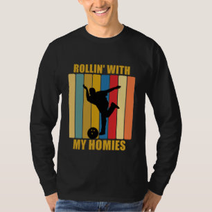 T-shirt Championnats vintages de football avec mes Hommes
