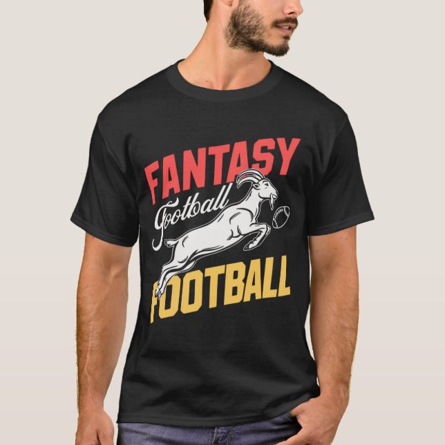 T-shirt Championne de football Imaginaire de chèvre T-shir (Devant)